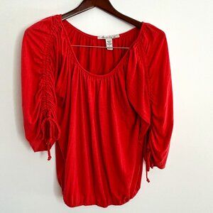 Dark Orange American Rag Blouse Small